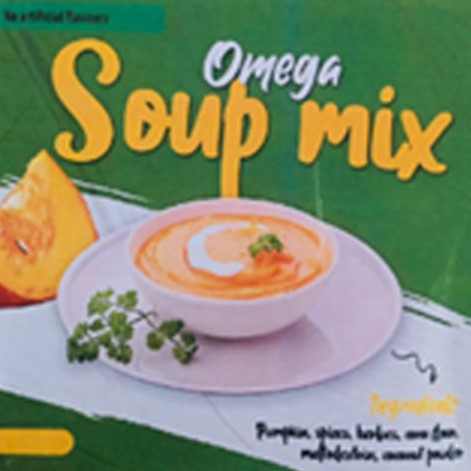 omega-3 incorporated pumpkins soup powder